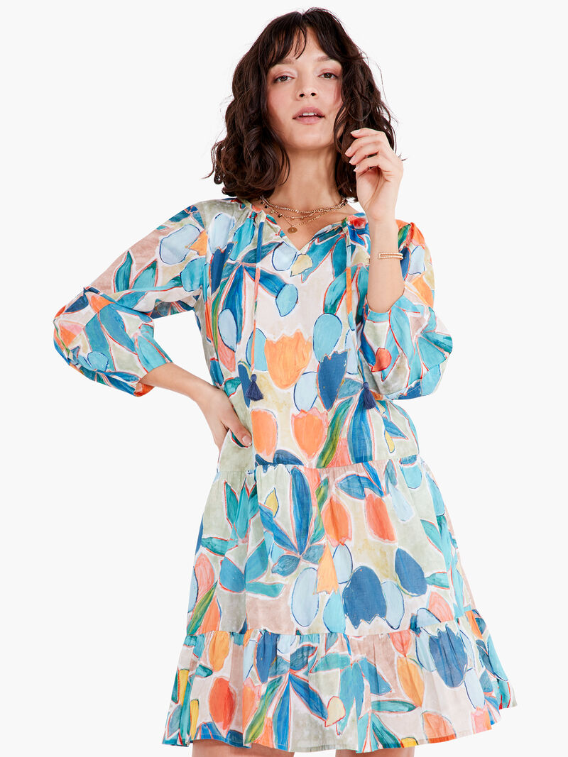 Woman Wears Citrus Grove Dress image number 6
