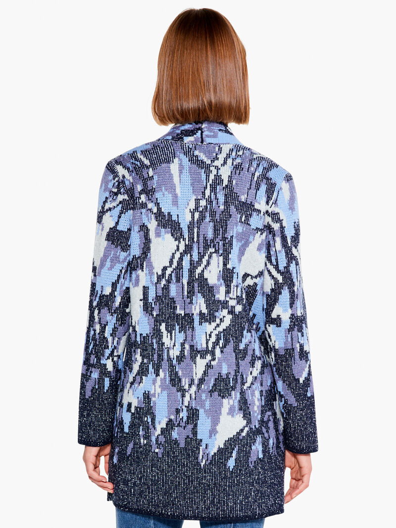 Woman Wears Sea Dreams Cardigan image number 2