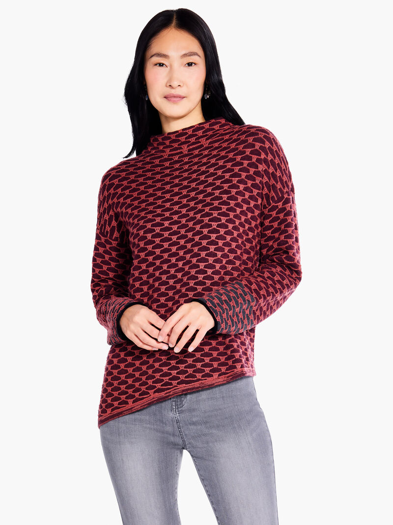 Woman Wears Pixel Play Sweater image number 0