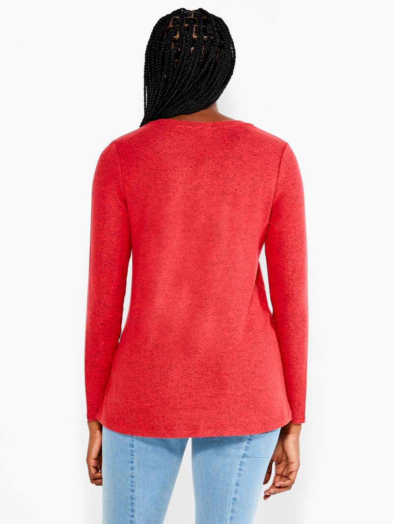 Woman Wears NZT Sweet Dreams V Tee image number 2