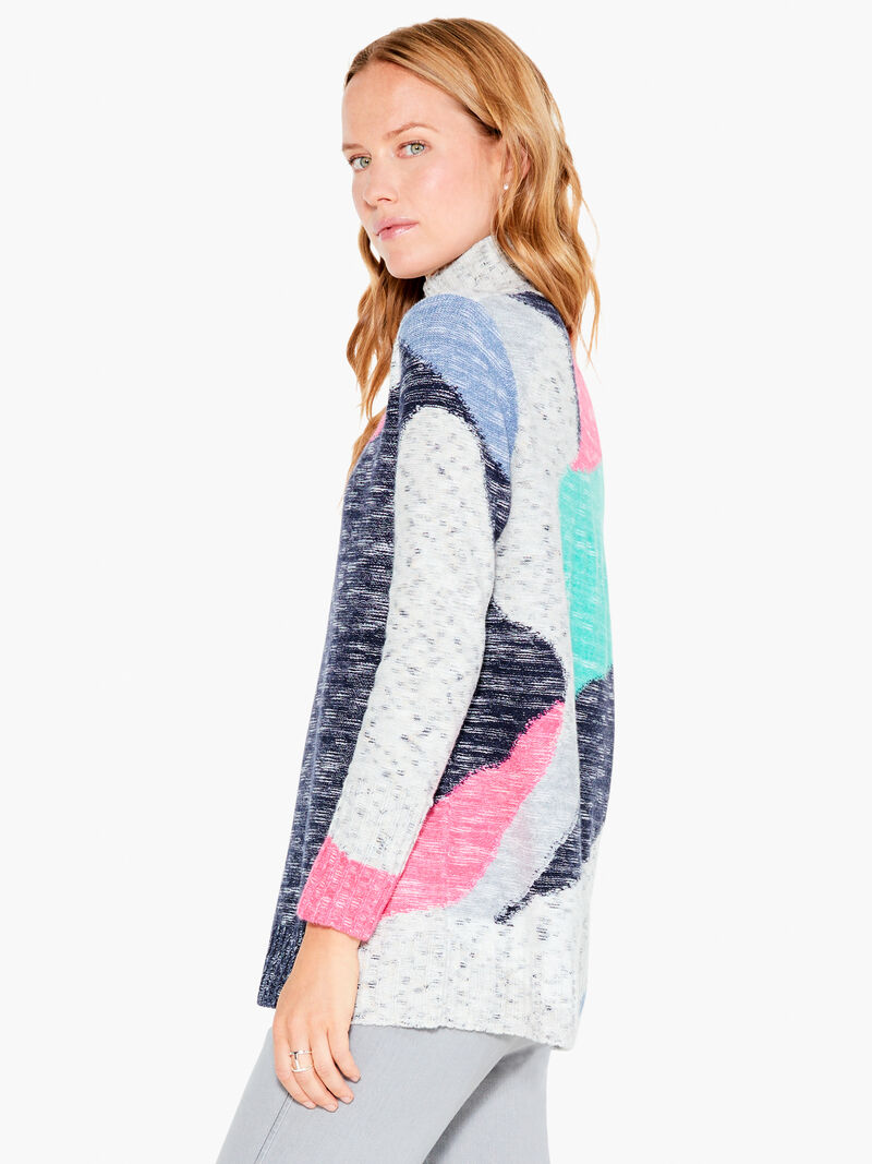 Woman Wears Sun Turn Mix Sweater image number 1