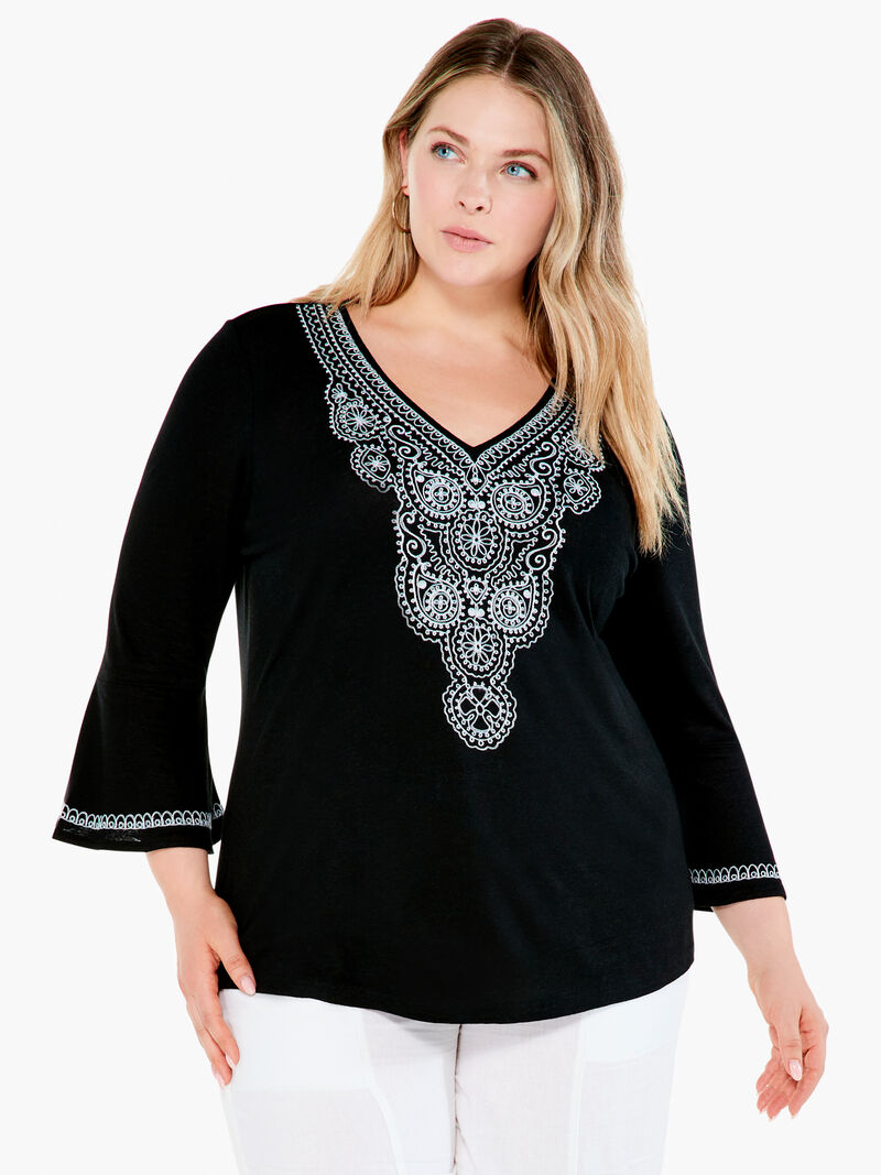 Woman Wears Summer Escape Top image number 0