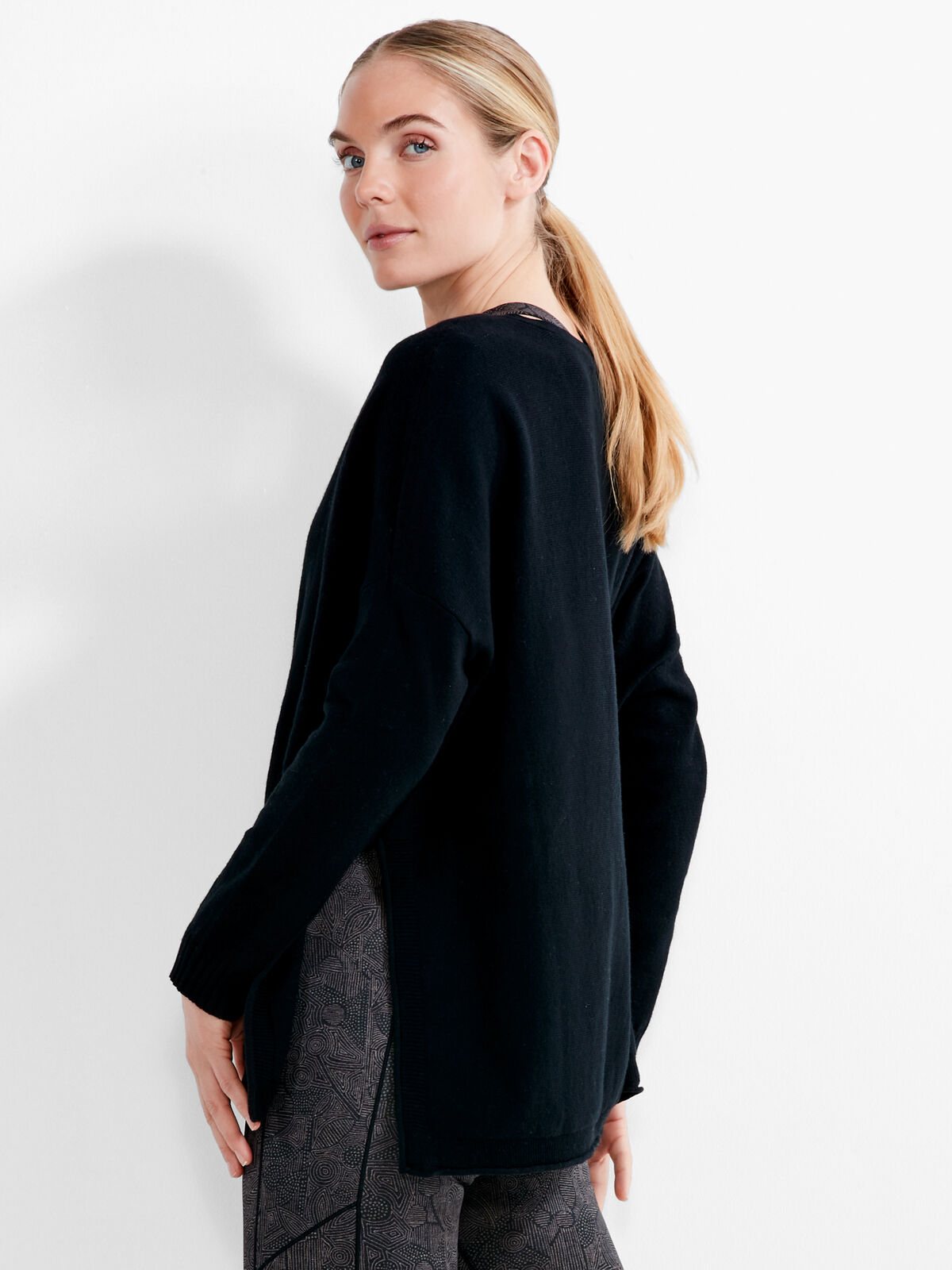 Cool Down Side Slit Sweater