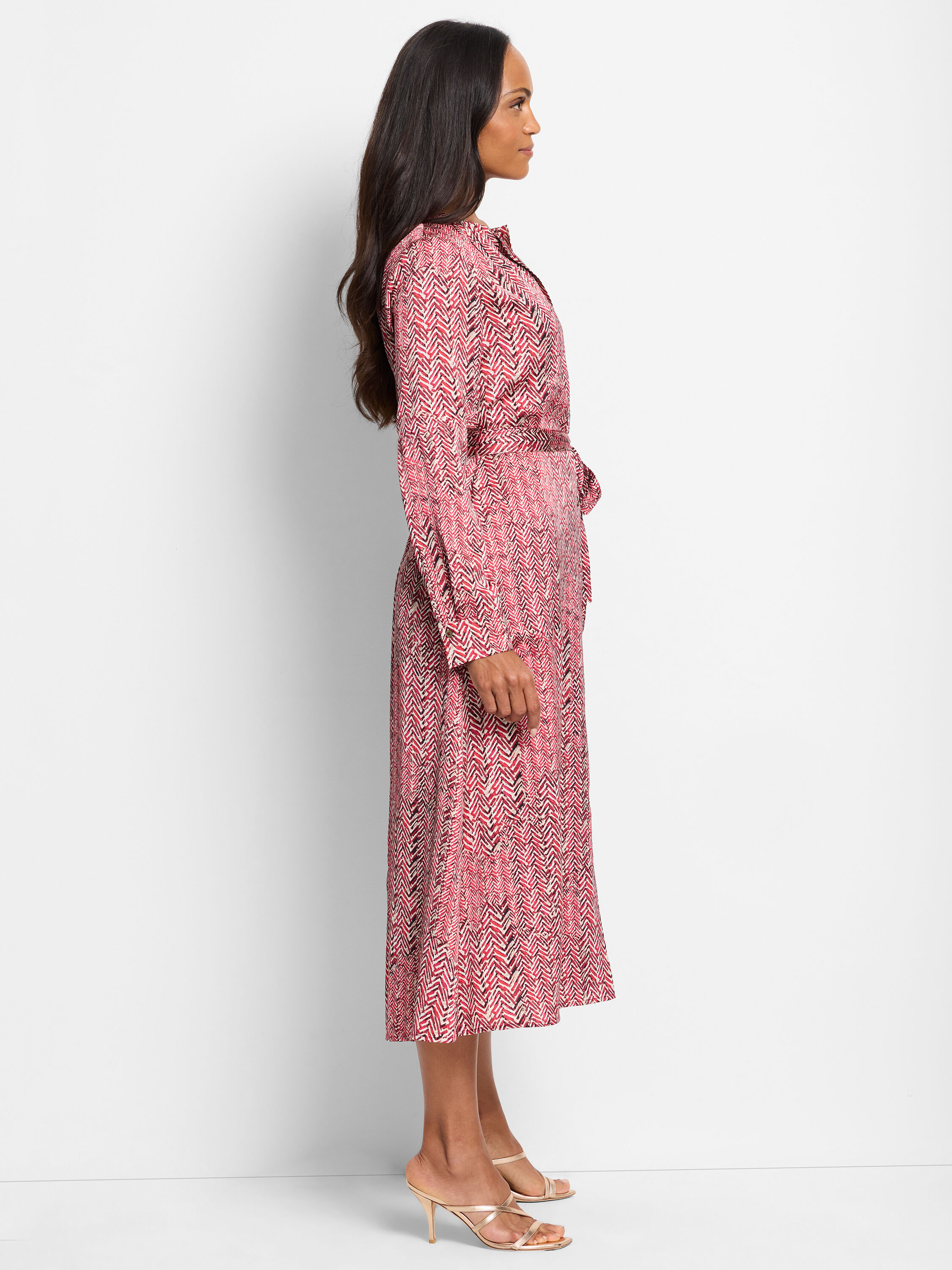 【限定セール！】 Herringbone Stamp Loren Dress | NIC+ZOE ワンピース