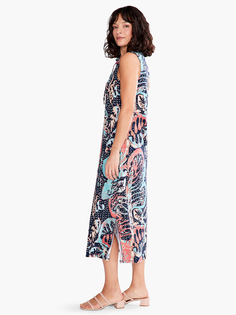 Woman Wears Batik Stamp Dress image number 2