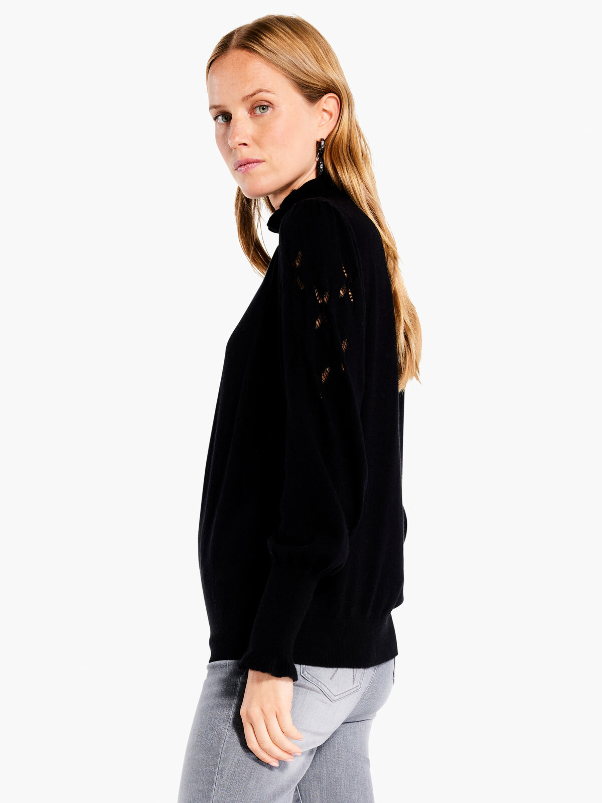 Pointelle Pip Sweater