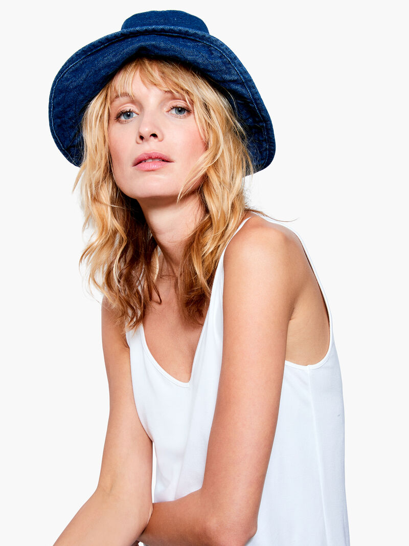 Woman Wears Hat Attack Washed Cotton Crusher image number 1