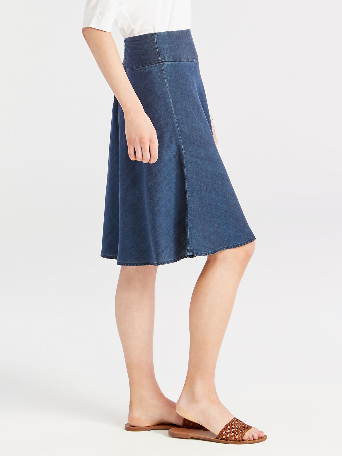 Summer Denim Fling Flirt Skirt | NIC+ZOE | NIC+ZOE