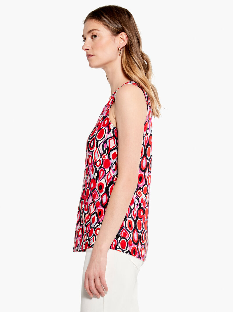 Woman Wears Geo Pane Tank image number 1