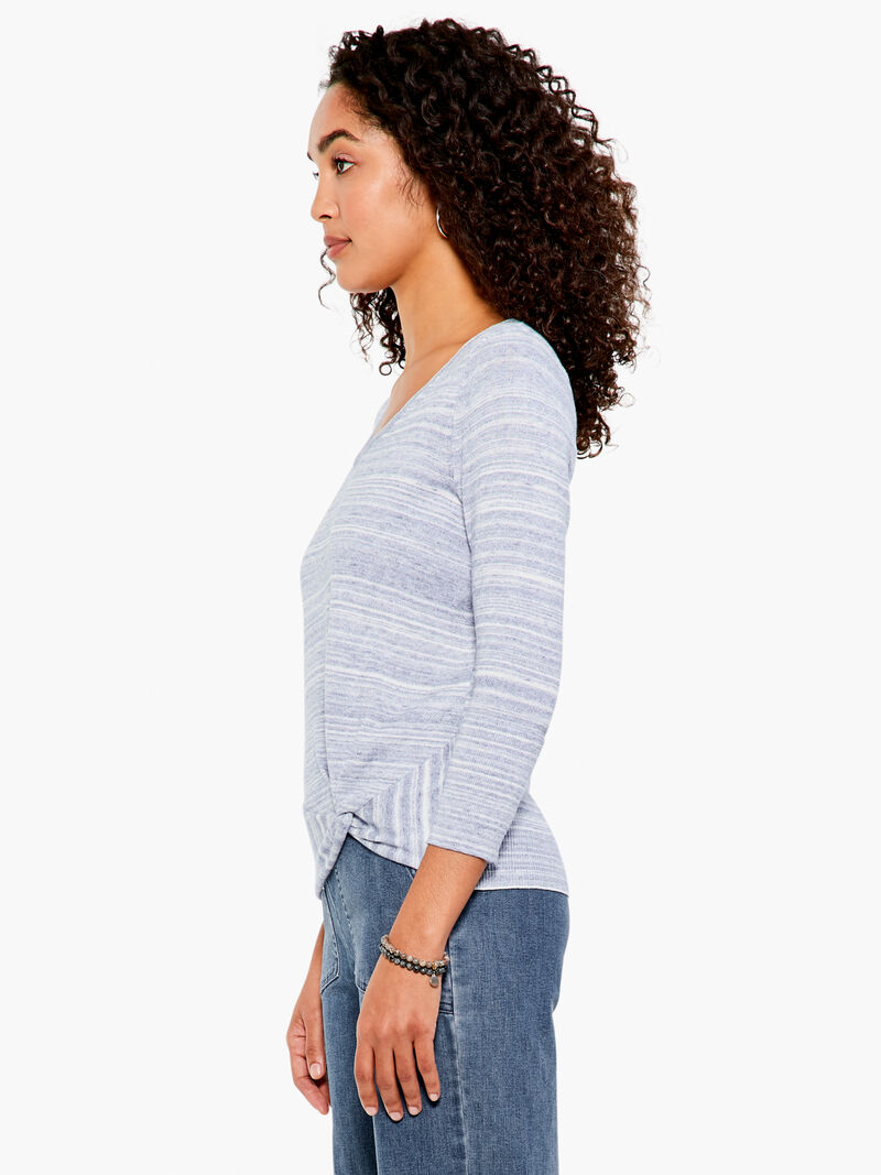 Woman Wears Spacedye Vital Twist Sweater image number 1