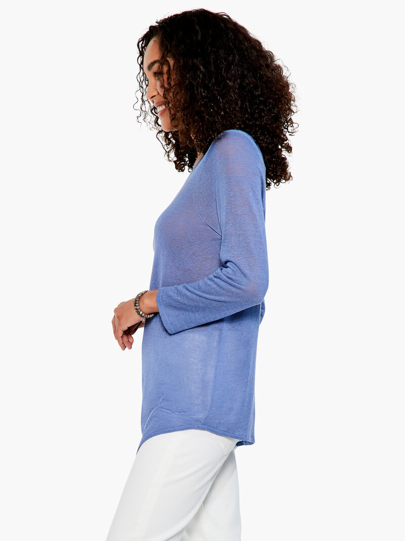 Woman Wears Featherweight Angle Sweater image number 1