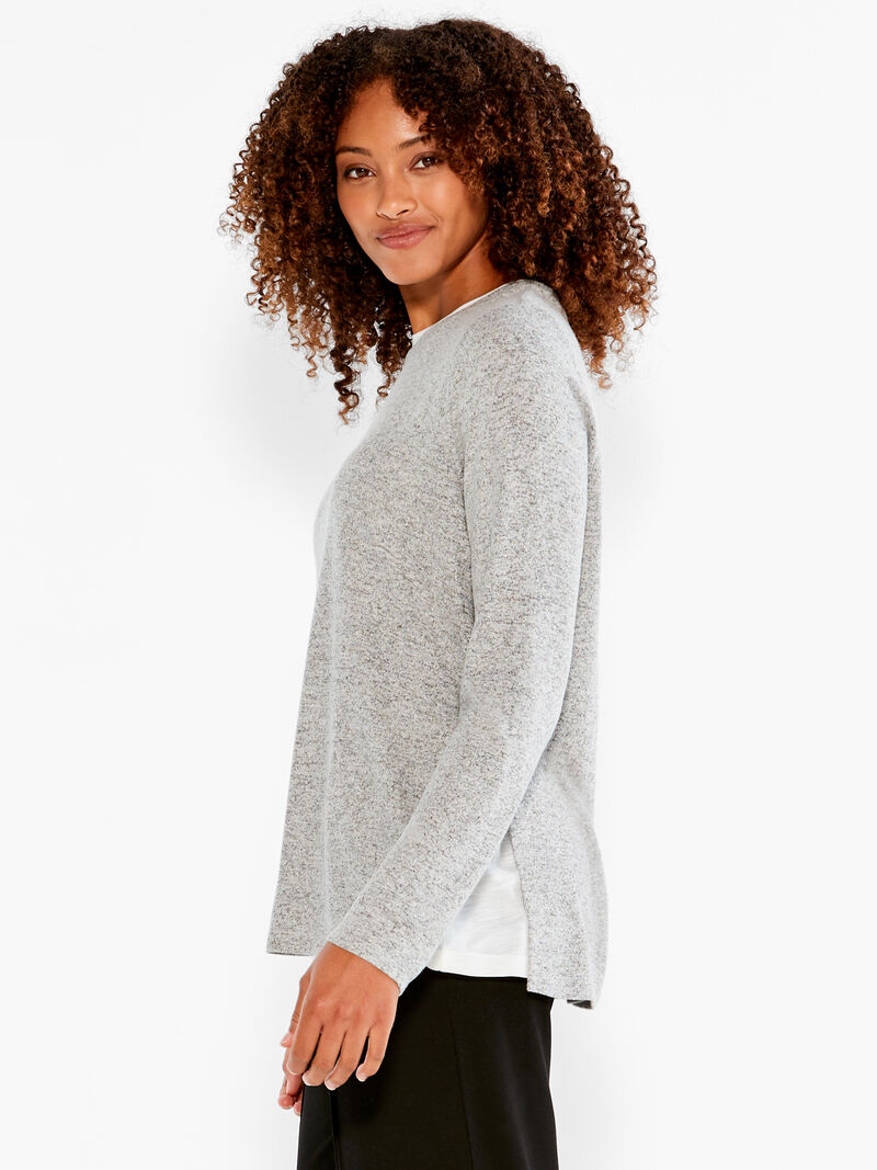 Woman Wears NZT Sweet Dreams Long Sleeve Double Layer Tee image number 1