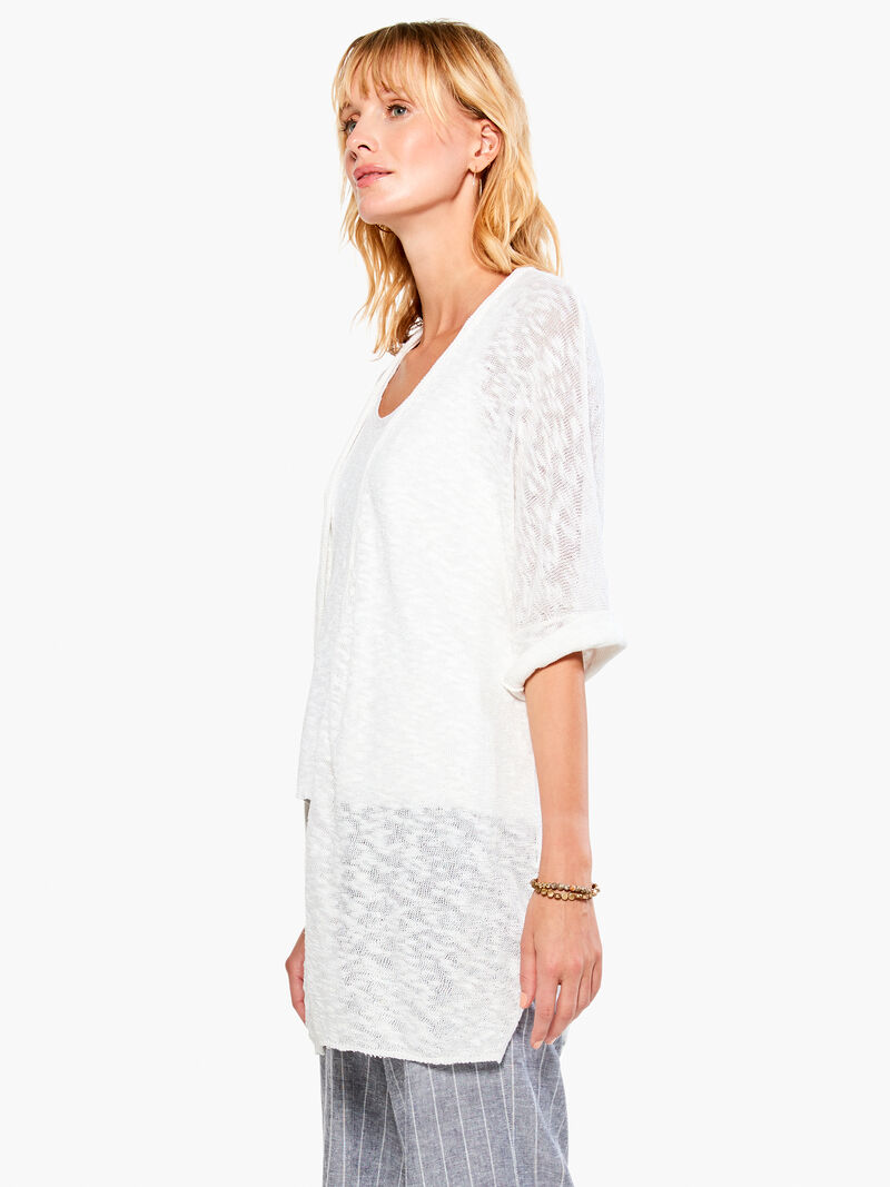 Woman Wears Textured Days Cardigan image number 1