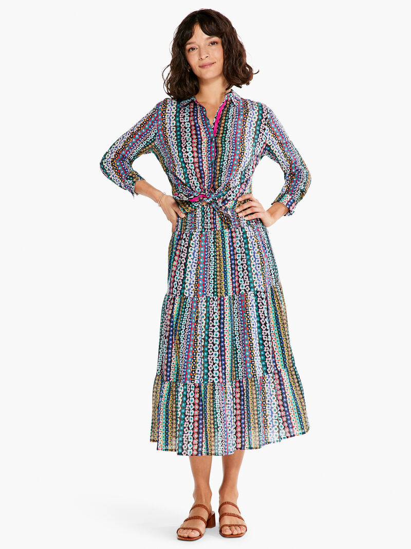 Woman Wears Flower Field Skirt image number 3