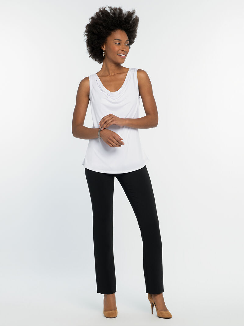 Woman Wears High Twist Drape Tank image number 3