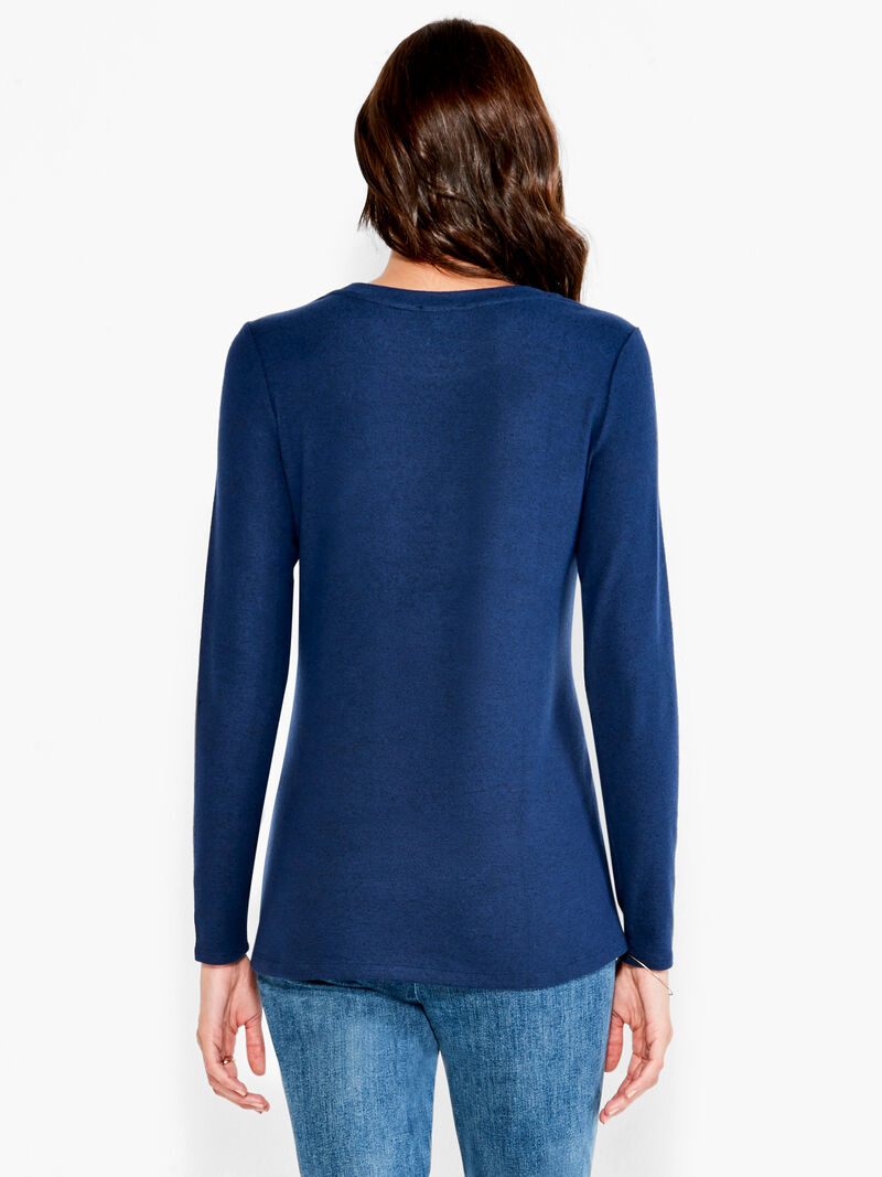 Woman Wears NZT Sweet Dreams Long Sleeve Crew Tee image number 2