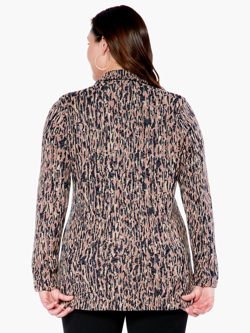 Woman Wears Bark Mix Blazer image number 2