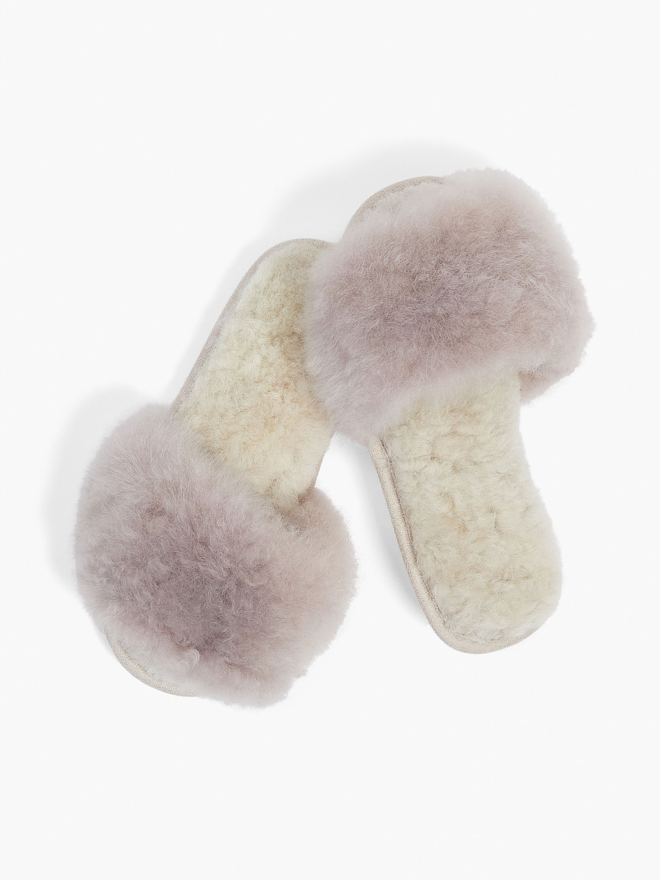 Samantha Holmes Alpaca Fur Slides NIC ZOE