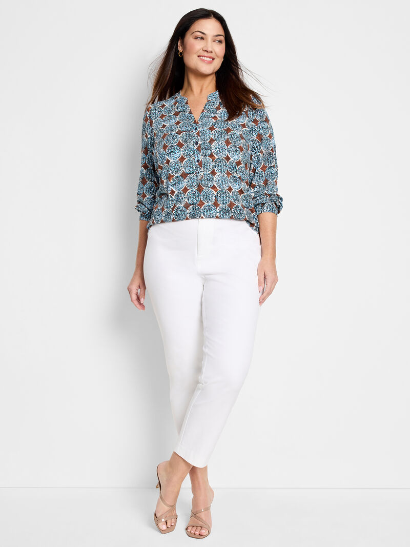 Woman Wears Sand Dollar Knit Top image number 1