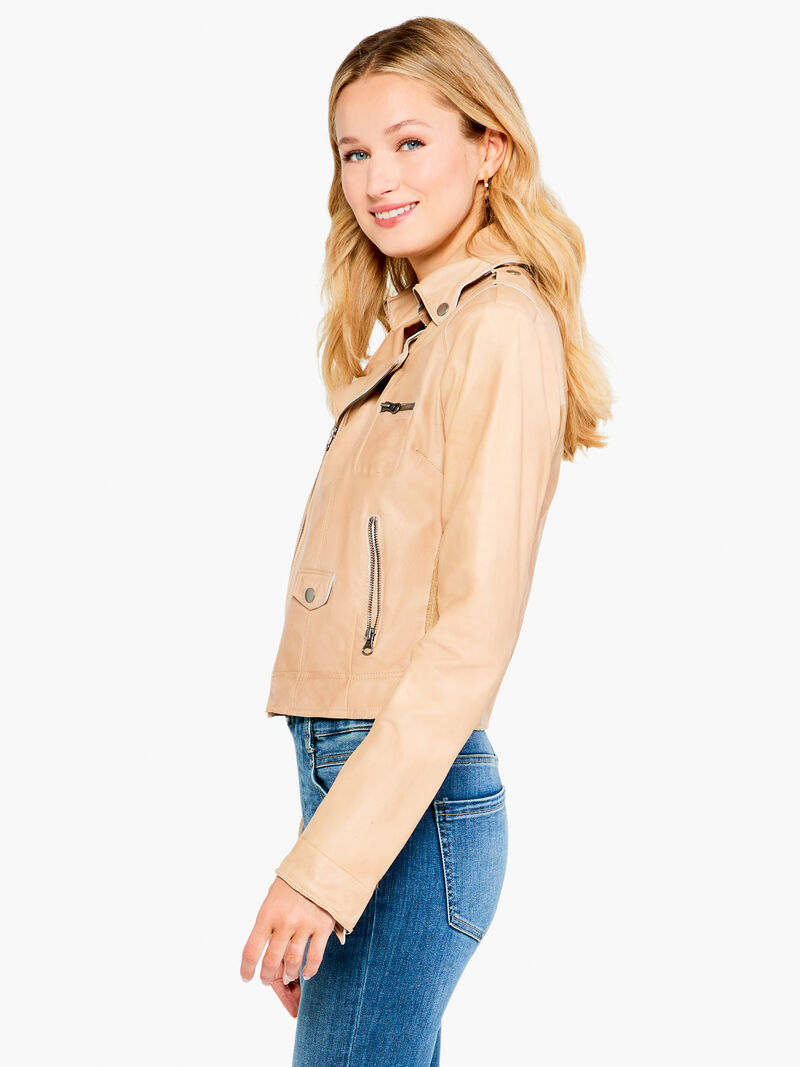 Woman Wears JKT Piper Leather Jacket image number 1
