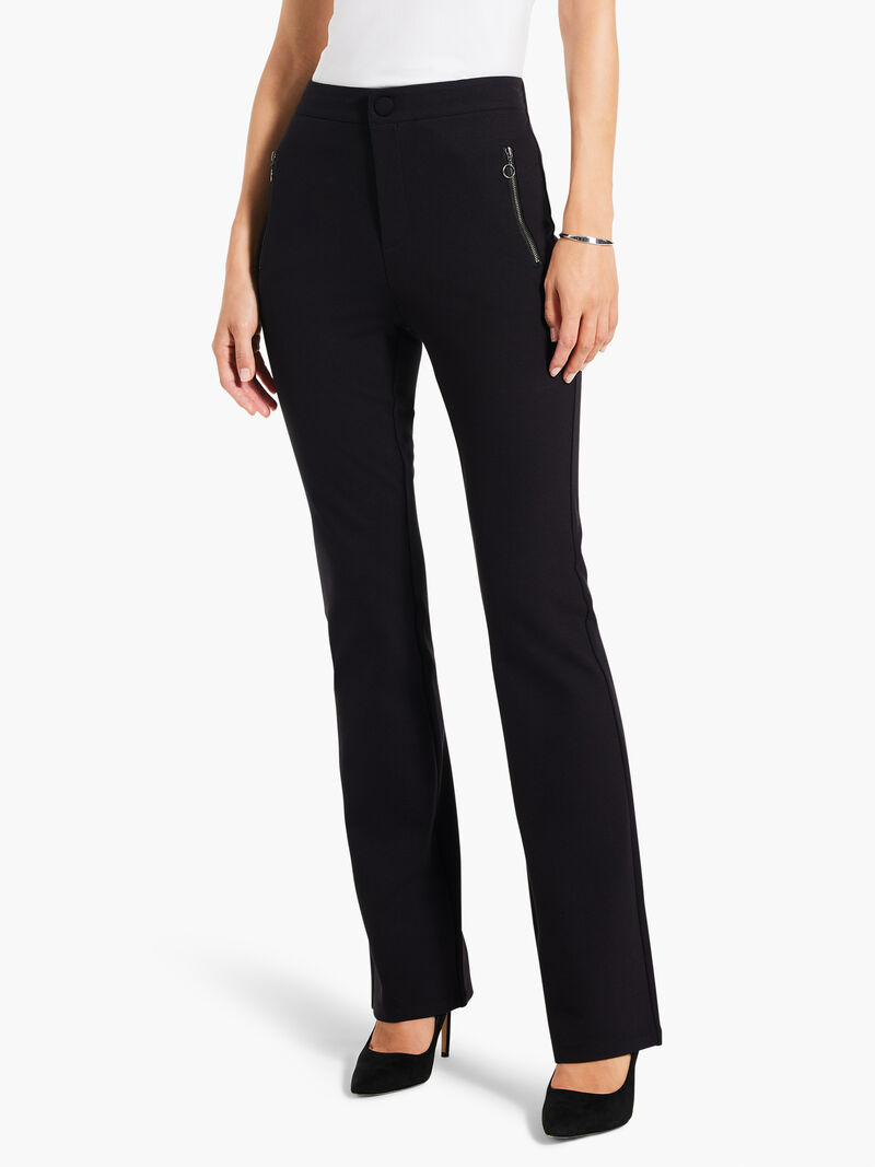 Woman Wears 31" Ponte Knit Pant image number 0