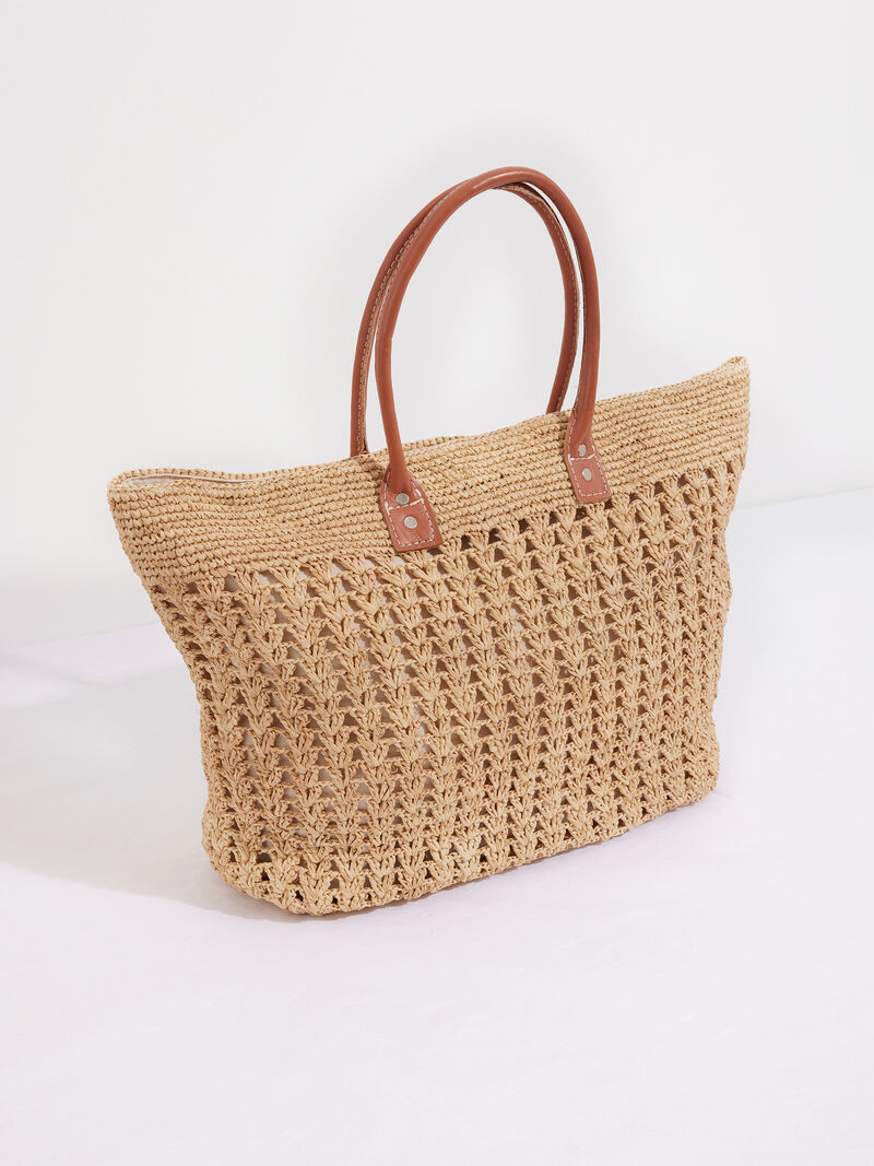 Woman Wears Hat Attack Anya Tote image number 0