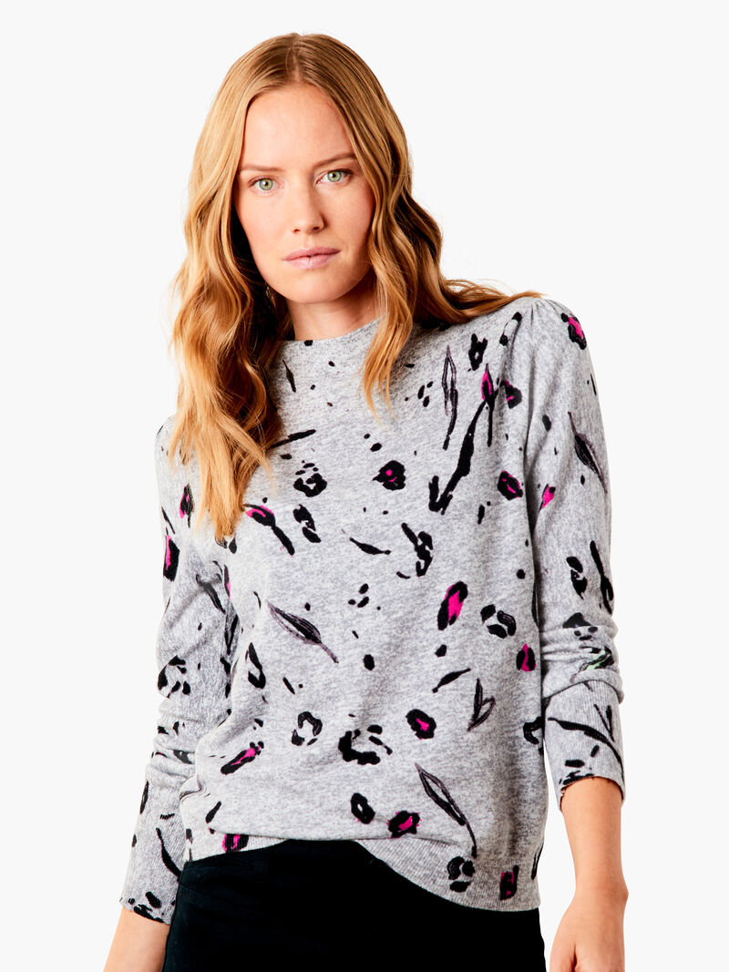 Woman Wears Petal Toss Sweater image number 5