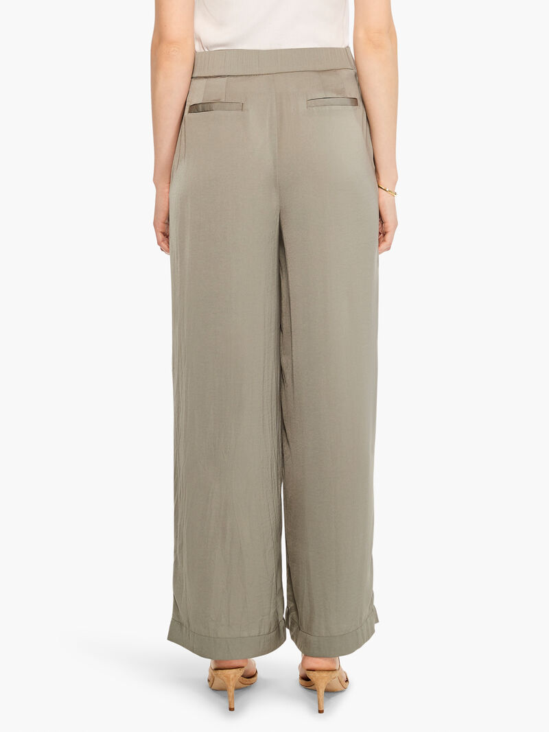 Woman Wears Soft Drape Wide-Leg Pant image number 2