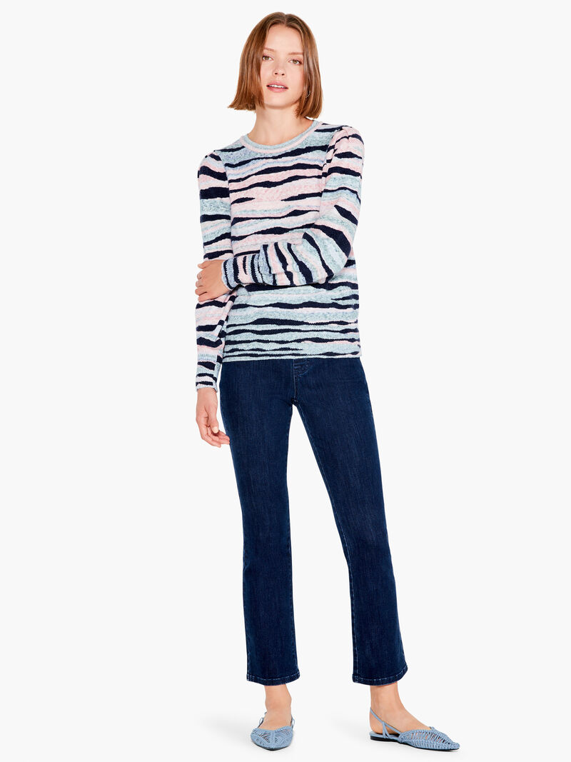 Woman Wears Snowed In Sweater image number 4