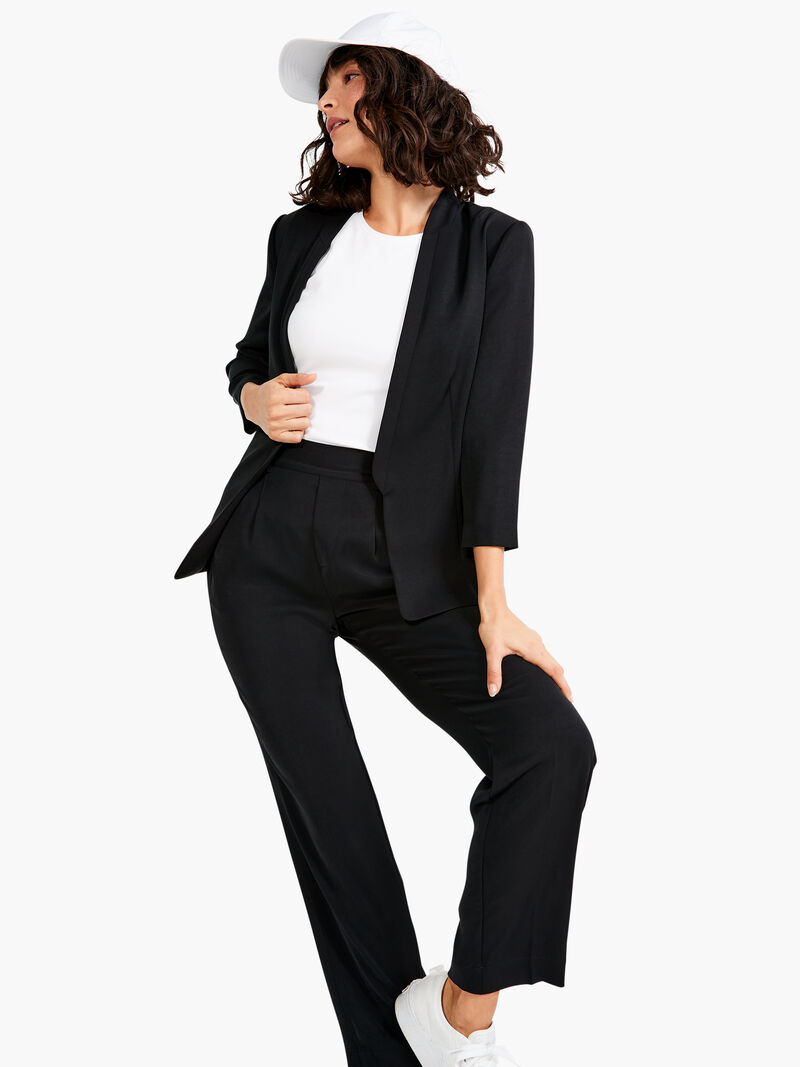 Woman Wears Smart Look Relaxed Trouser image number 6