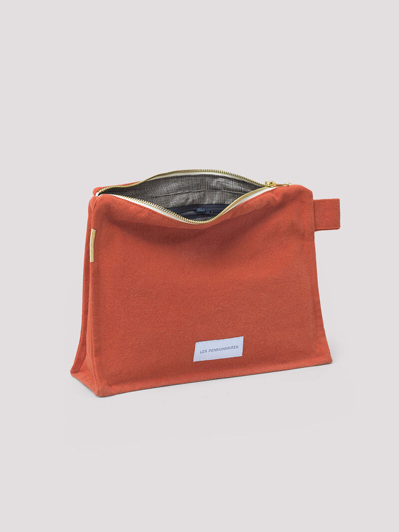 Woman Wears Les Pensionnaires - Organic Cotton Toiletry Bag image number 0