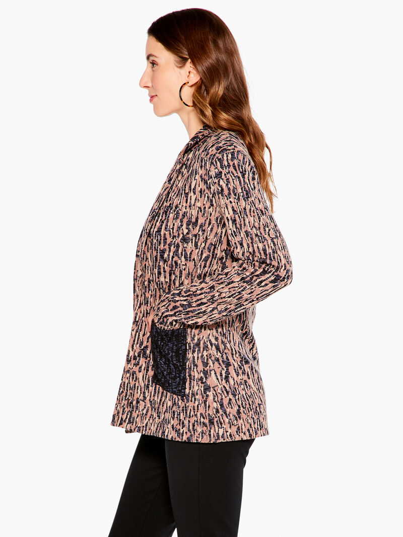 Woman Wears Bark Mix Blazer image number 2