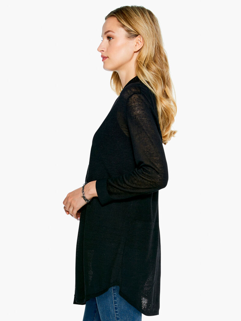 Woman Wears Featherweight Collared Cardigan image number 1