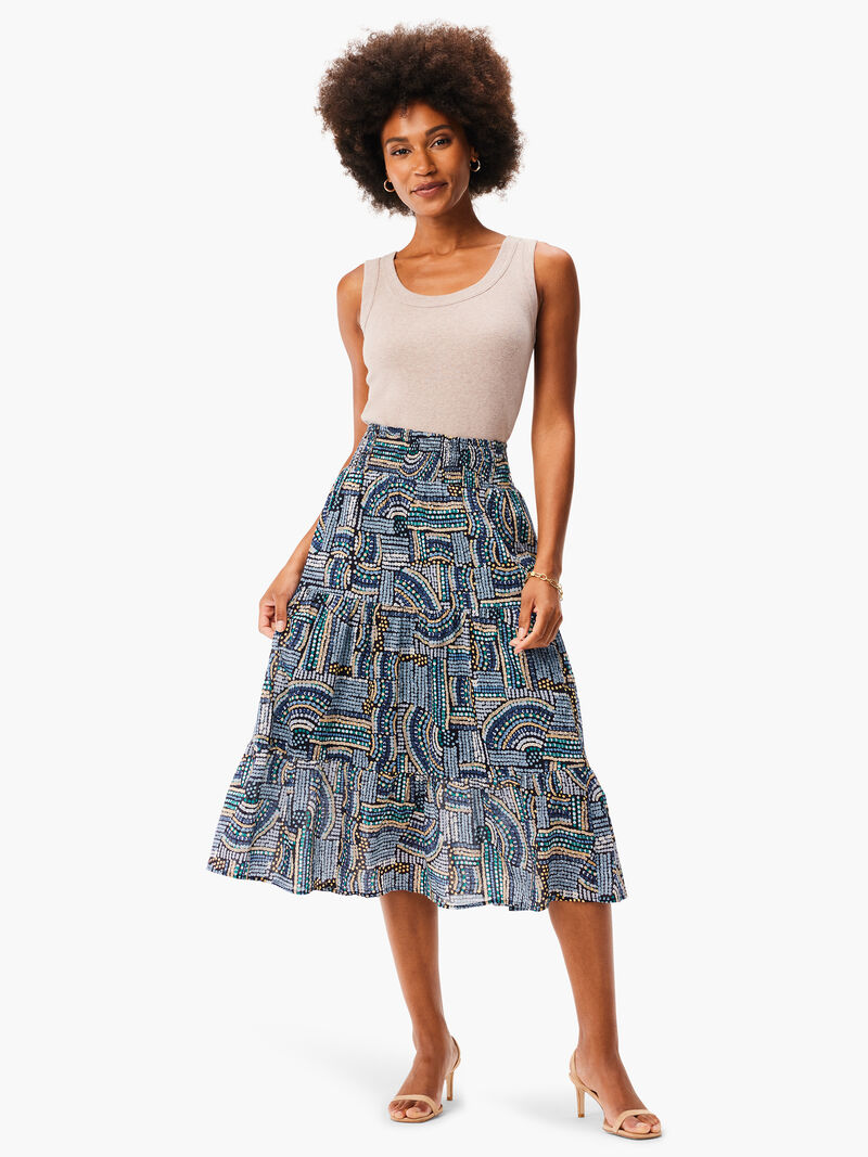 Woman Wears Mosaic Mix Skirt image number 1