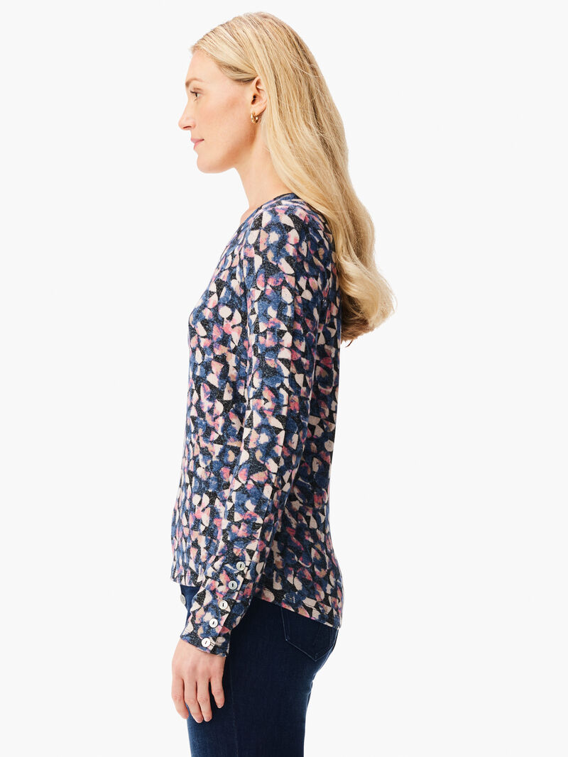 NZT Sweet Dreams Long Sleeve Half Moon Button Tee
