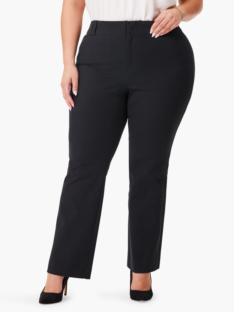 Woman Wears 28" Plaza Demi Boot Cotton Bi-Stretch Pant image number 0