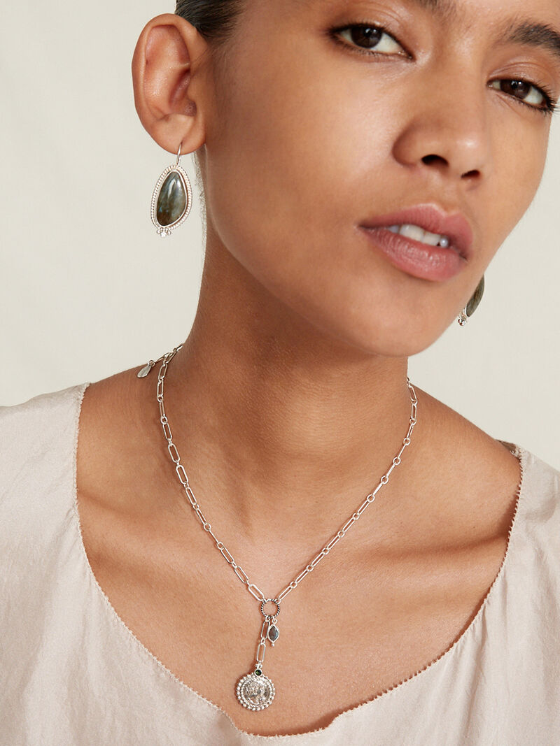 Woman Wears Chan Luu - Josephine Coin Necklace image number 1