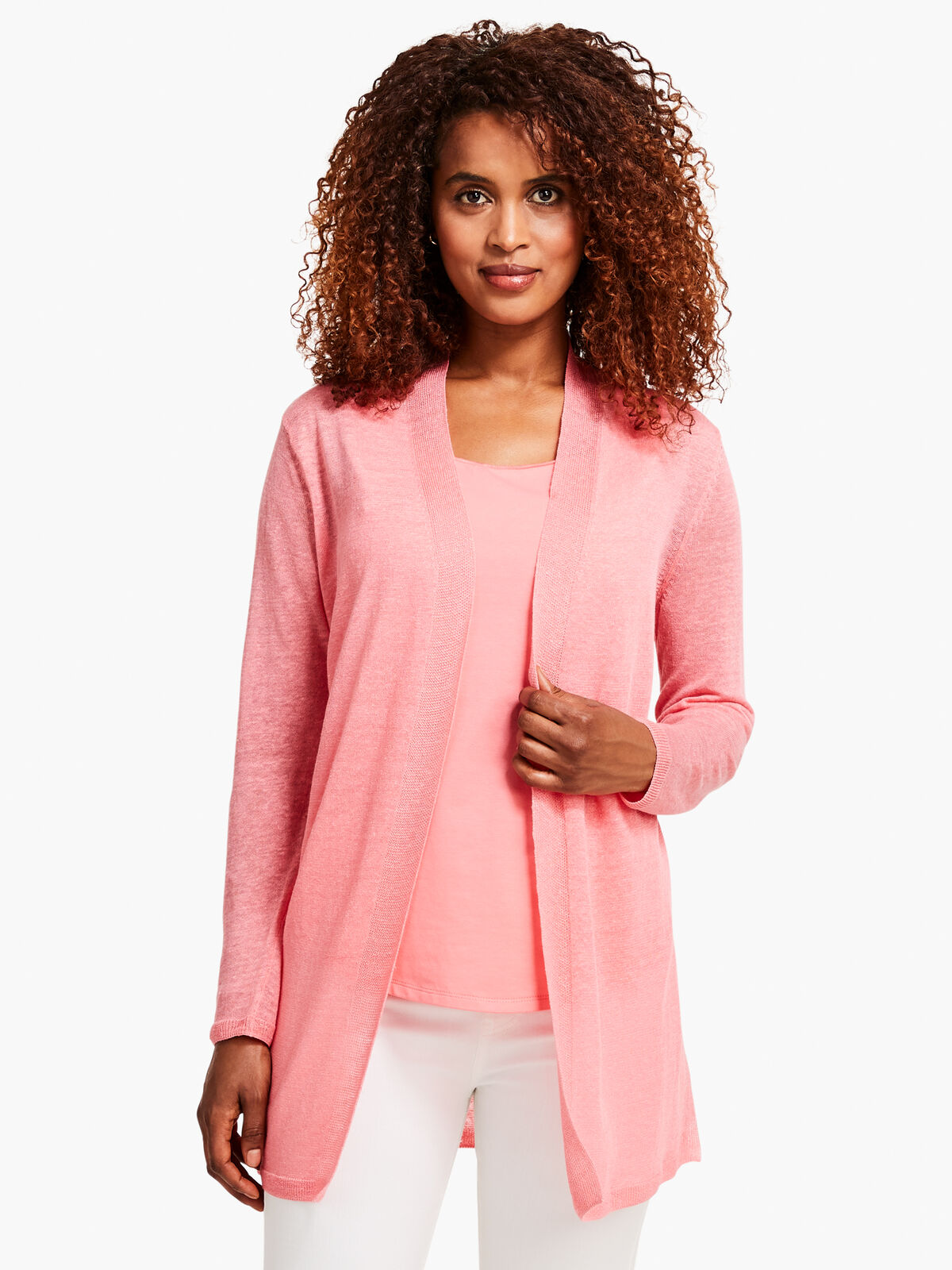 Lightweight Long Back of the Chair Cardigan