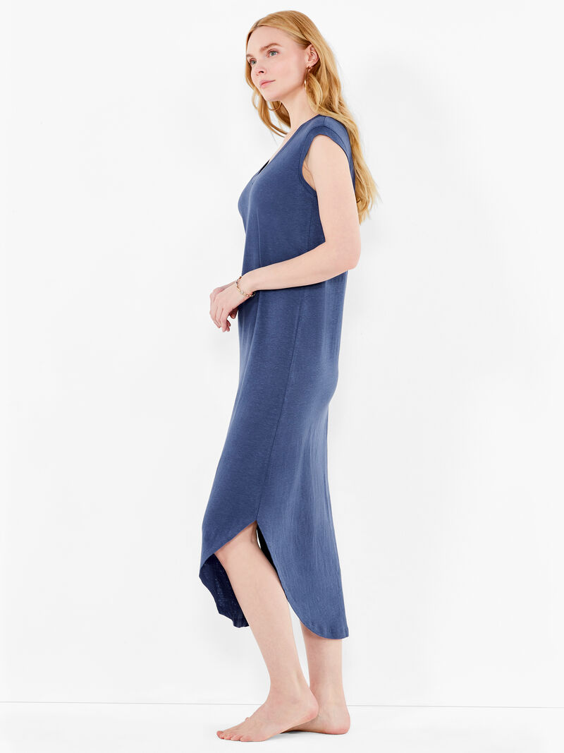 Woman Wears NZT Scoop Tank Dress image number 1