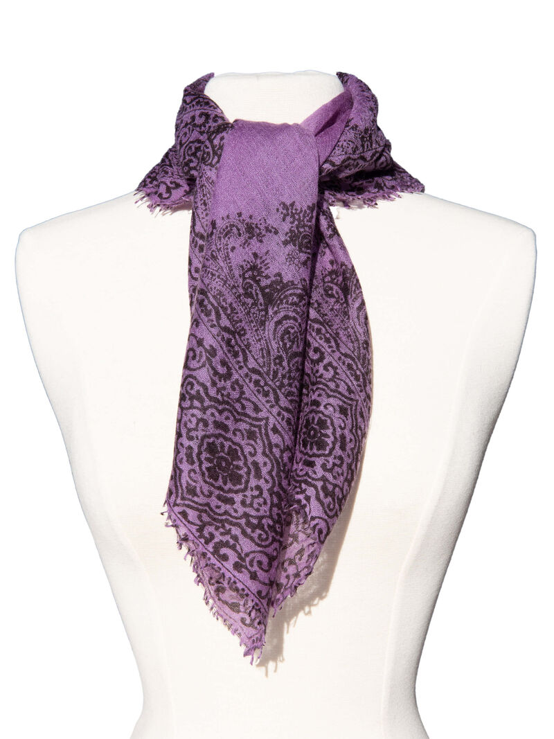 Meg Cohen - Paisley Cashmere Neck Scarf