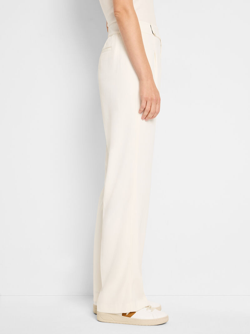 Woman Wears 31" Eliot Wide Leg Cavalry Twill Trouser image number 2