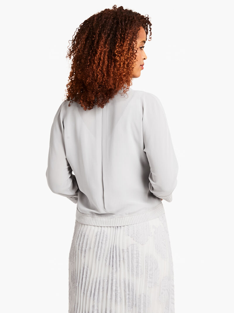Woman Wears CLOUD COVERED CARDIGAN image number 2