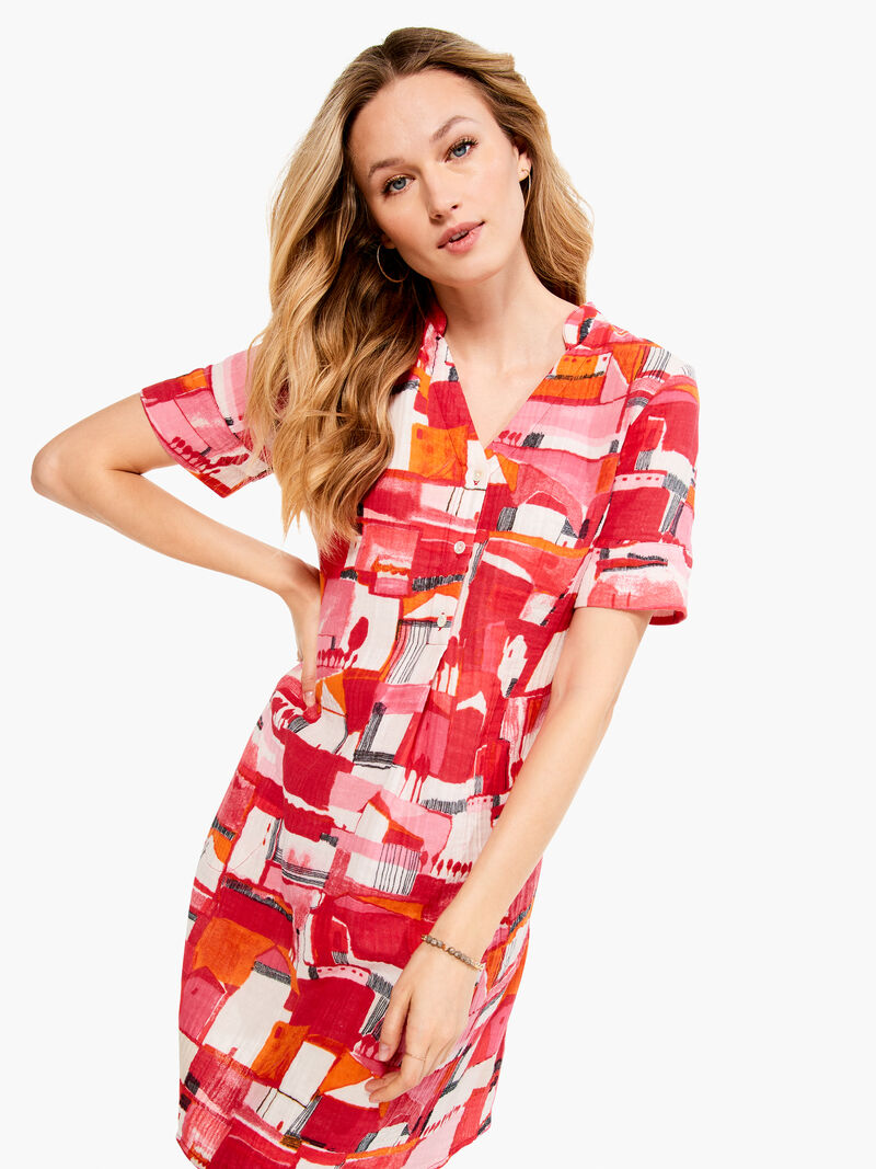 
                    Paint The Town Gauze Dress