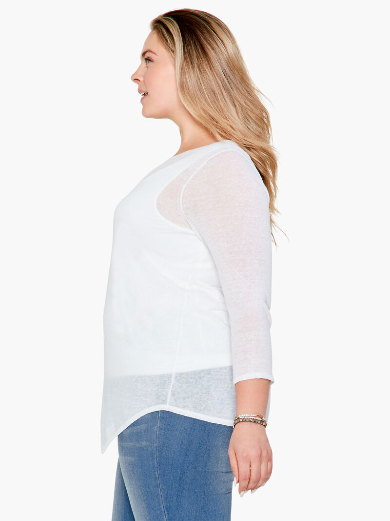 Woman Wears Featherweight Angle Sweater image number 2