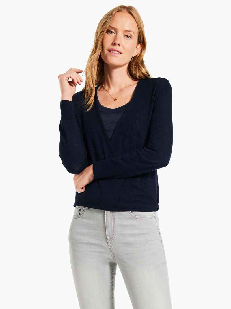 Woman Wears All Year 4-Way Cardigan image number 3