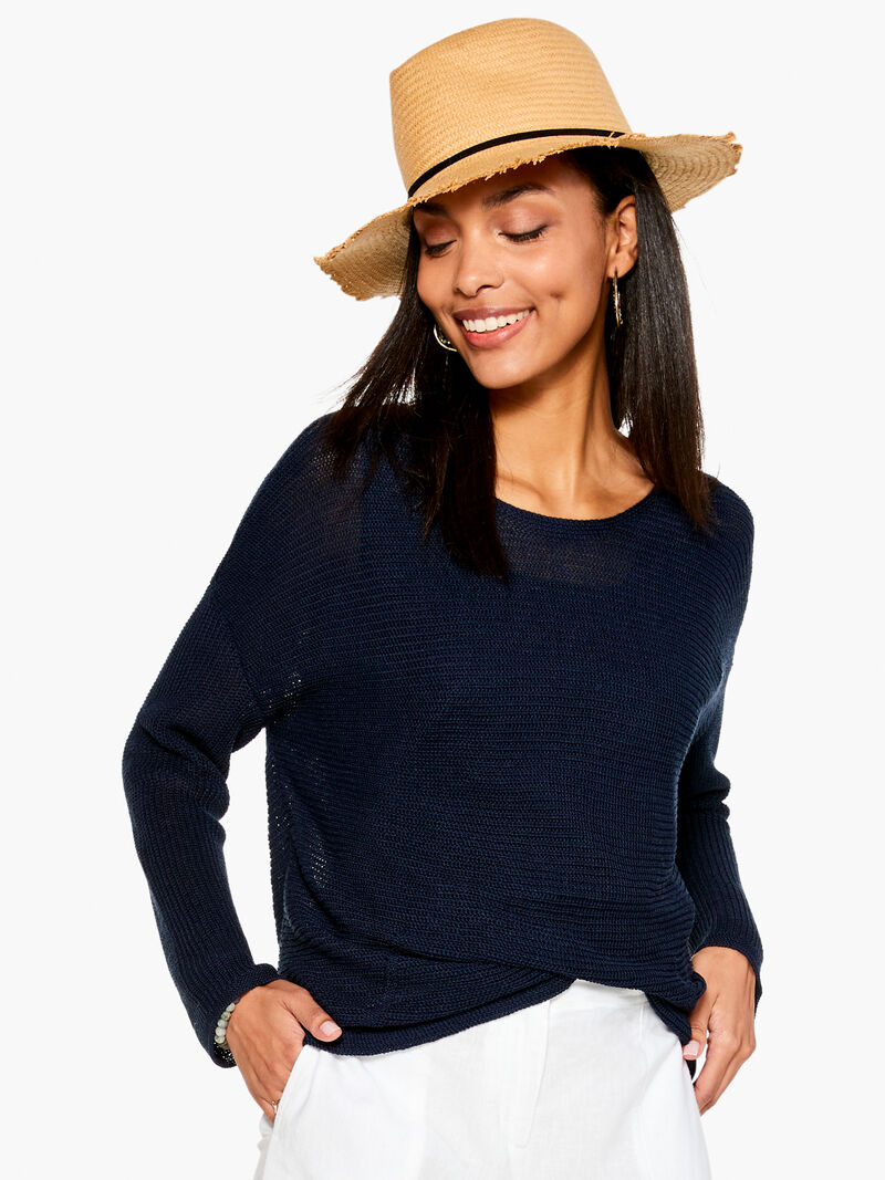 Woman Wears Summer Sweater image number 0
