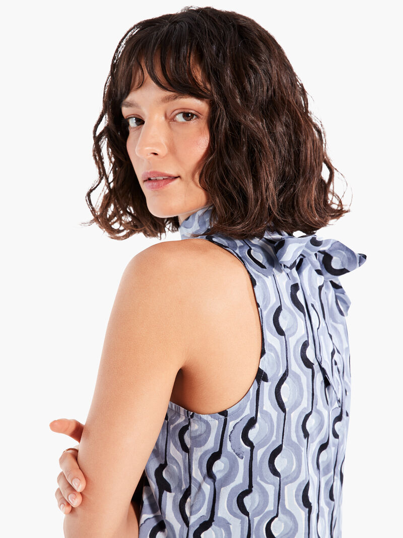 Woman Wears Painted Clouds Dress image number 5