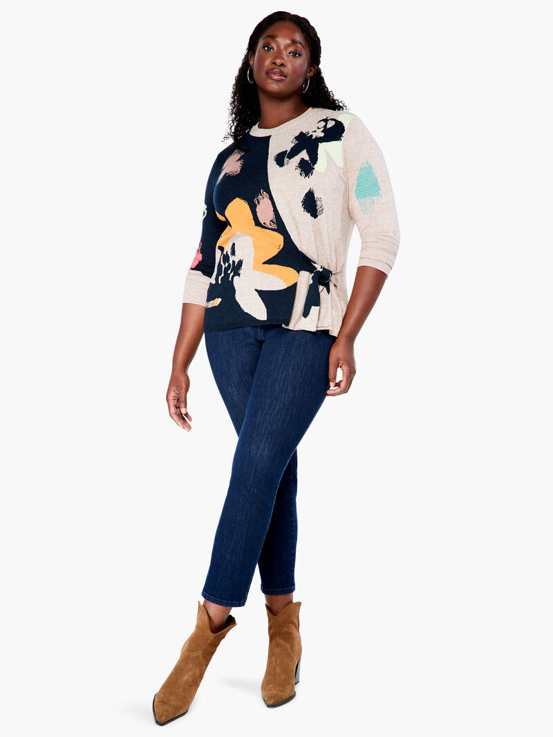 Woman Wears At Dusk Sweater image number 3