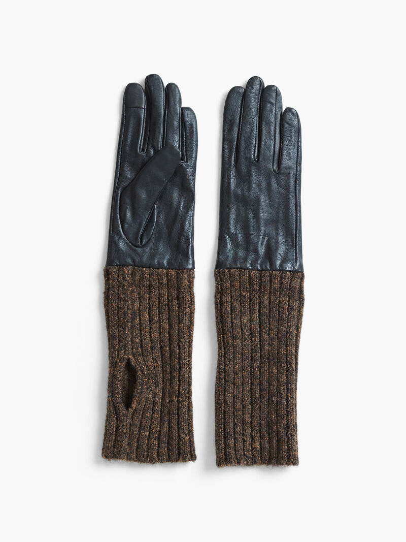 Woman Wears Amato Glove With Knit Overlay image number 1