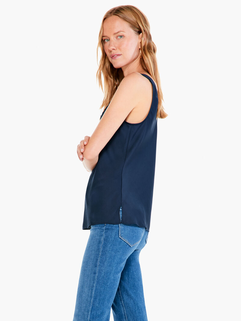 Woman Wears Lace Cami Tank image number 1